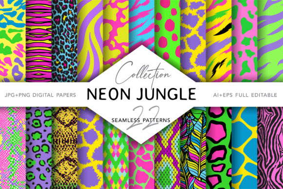 Download Neon Animal Print - Animal Collection
